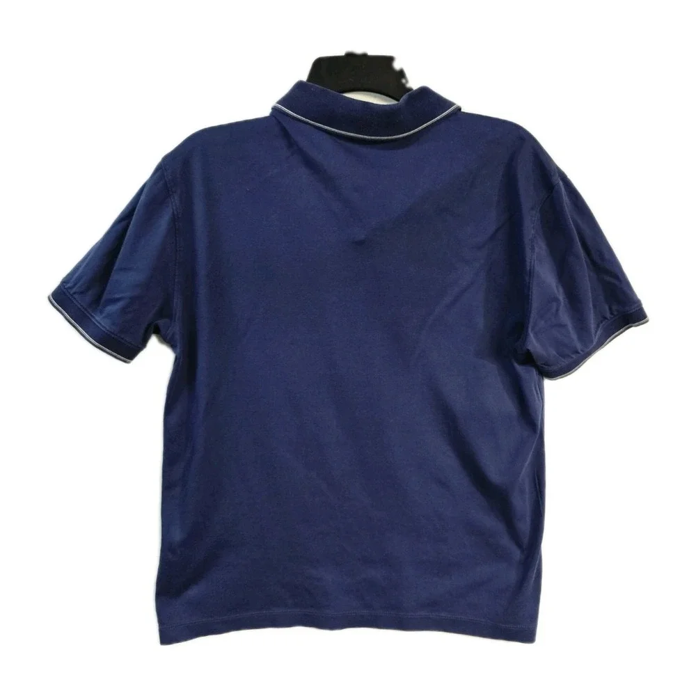 Banana Republic Men's Polo‎ Shirt  Navy Blue M Luxe Touch Performance